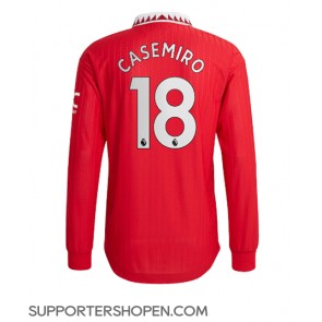 Manchester United Casemiro #18 Hemma Matchtröja 2022-23 Långärmad